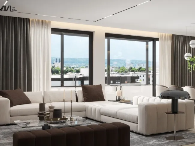 Exklusive Penthouse-Wohnung mit atemberaubender Terrasse und Panoramablick- Ideal auch als Büro Nutzbar - Titelbild