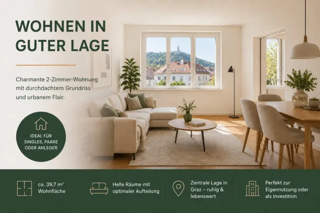 Wohnen in gute Lage - schnell Termin vereinbaren - Titelbild