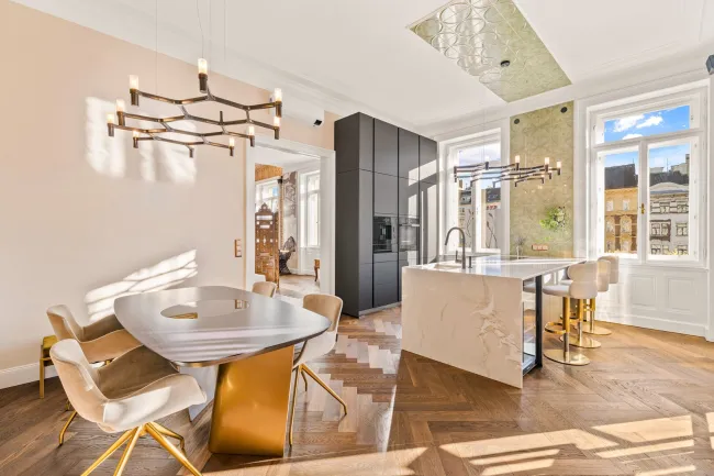 Naschmarkt-Residenz mit Parkblick | 167 m² Altbau-Luxus | Vollmöbliert - Bild