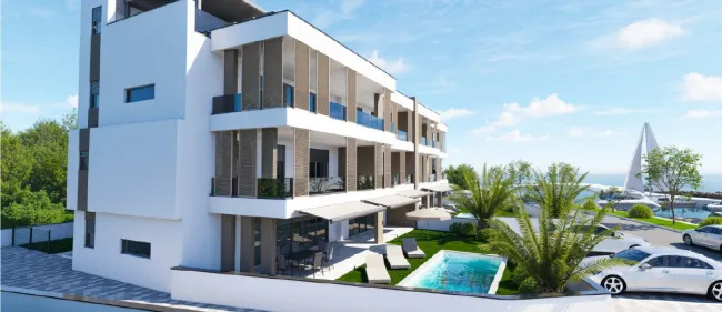 Exklusives Apartment in erster Meeresreihe mit großzügiger Dachterrasse – Luxus trifft Lage - Bild
