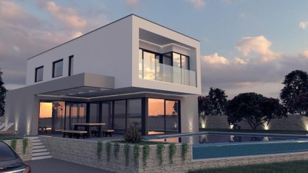 Moderne Neubauvilla nahe Vodnjan, mit Pool ( bei Fertigestellung zu bezahlen)