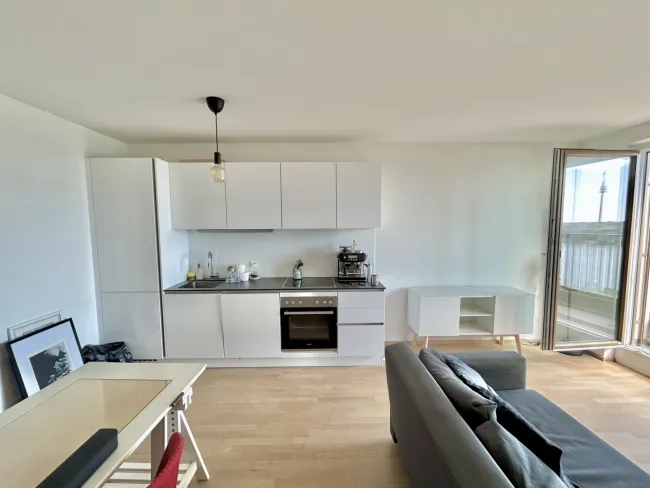 Helle 2 Zimmer Wohnung mit Blick auf die Donau - Titelbild