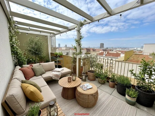 2-Zimmer-Penthouse – lichtdurchflutet, mit zwei Terrassen - Titelbild