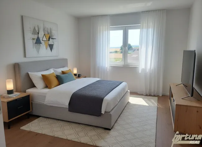 Schlafzimmer mit Begehbaren Schrank (Bsp. Einrichtung)
