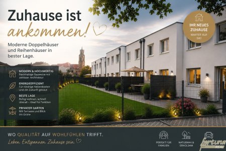 HOCHWERTIGE DOPPELHÄUSER und REIHENHÄUSER - Schlüsselfertig!!!