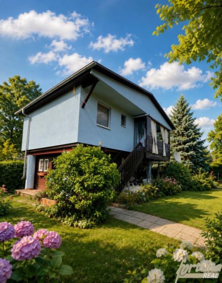 Stelzenhaus auf Pachtgrund am Linken Donauufer, Langenlebarn-Oberaigen