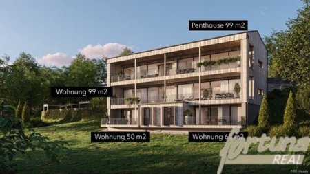 Seeblickwohnungen mit privatem Seezugang