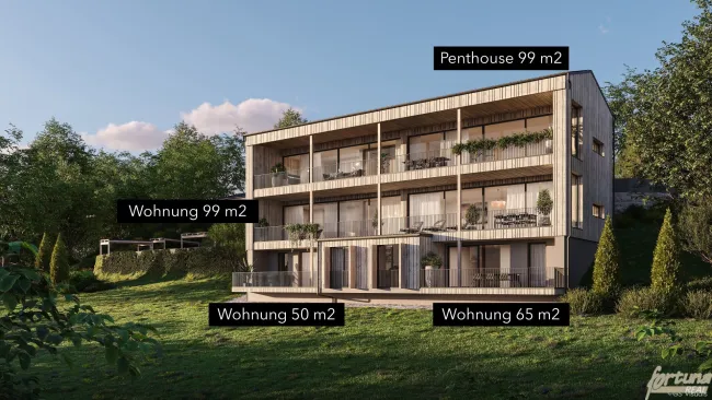 Seeblickwohnungen mit privatem Seezugang - Bild