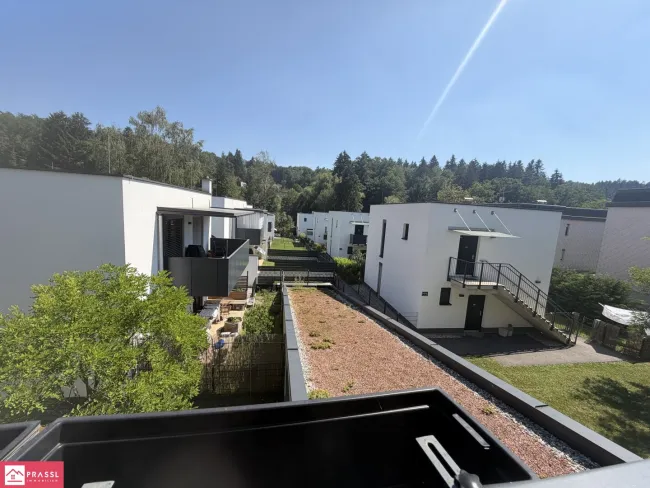 Aussicht vom Balkon
