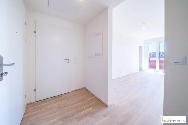 2-Zimmer Wohnung mit 12qm Balkon! - Bild