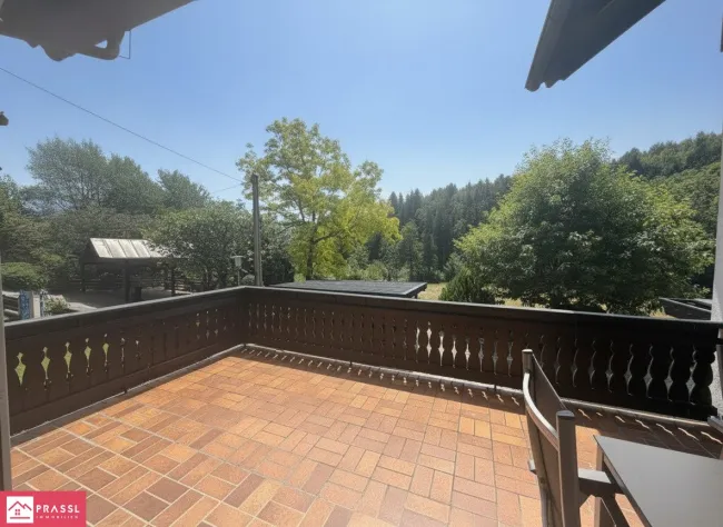 Aussicht Terrasse Wohn-Esszimmer