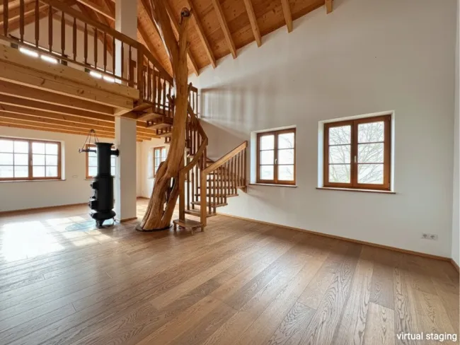 Neuwertiges Landhaus-Juwel: Architektur mit Einliegerwohnung in idyllischer Bachlage | NEUKIRCHEN AN DER ENKNACH - Bild