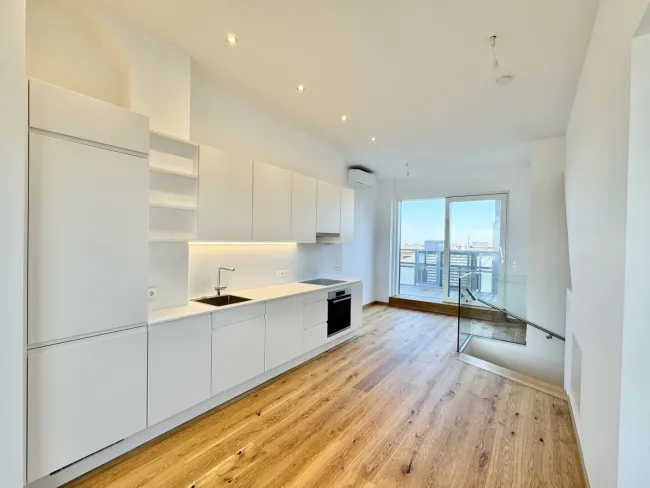 PROVISIONSFREI - 4-ZIMMER-DG-MAISONETTE + 2 TERRASSEN + 360° BLICK ÜBER WIEN - Bild
