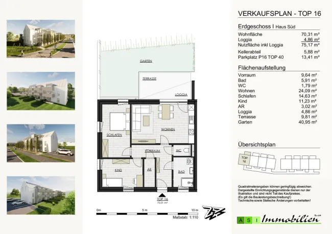 GRÜNE ALLEE GALLNEUKIRCHEN - 2 und 3-Zimmer Wohnungen, 55-70m² NEUBAU ERSTBEZUG - Titelbild