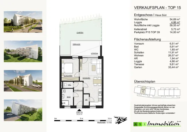 GRÜNE ALLEE GALLNEUKIRCHEN - 2 und 3-Zimmer Wohnungen, 55-70m² NEUBAU ERSTBEZUG - Titelbild
