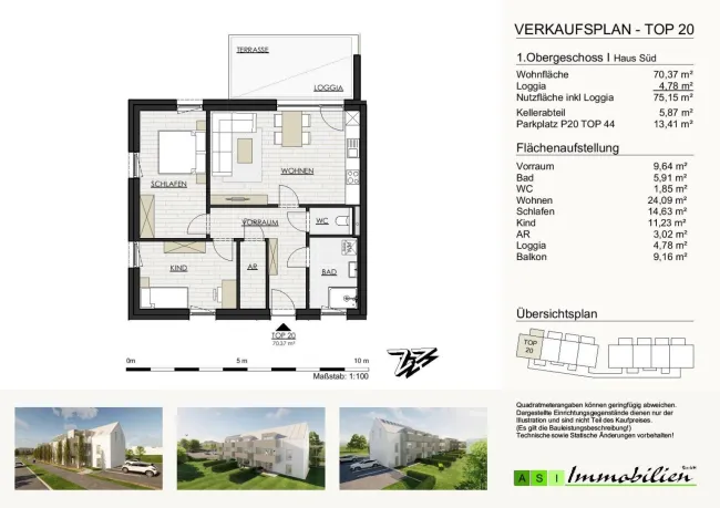 GRÜNE ALLEE GALLNEUKIRCHEN - 2 und 3-Zimmer Wohnungen, 55-70m² NEUBAU ERSTBEZUG - Titelbild