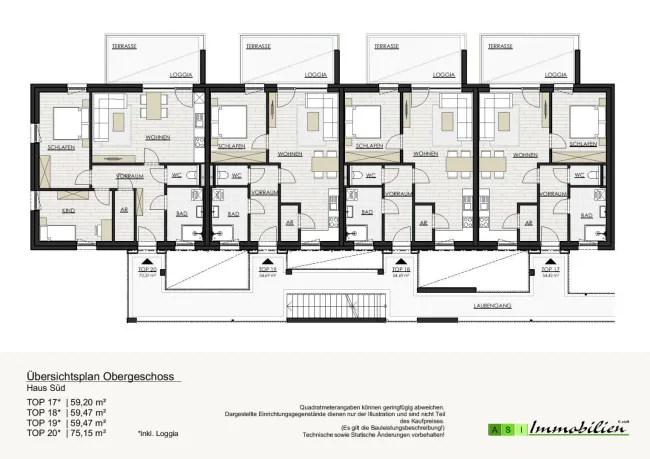 GRÜNE ALLEE GALLNEUKIRCHEN - 2 und 3-Zimmer Wohnungen, 55-70m² NEUBAU ERSTBEZUG - Bild