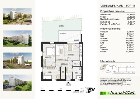 GRÜNE ALLEE GALLNEUKIRCHEN - 2 und 3-Zimmer Wohnungen, 55-70m² NEUBAU ERSTBEZUG