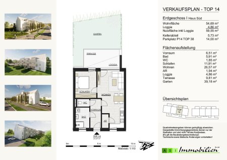 GRÜNE ALLEE GALLNEUKIRCHEN - 2 und 3-Zimmer Wohnungen, 55-70m² NEUBAU ERSTBEZUG