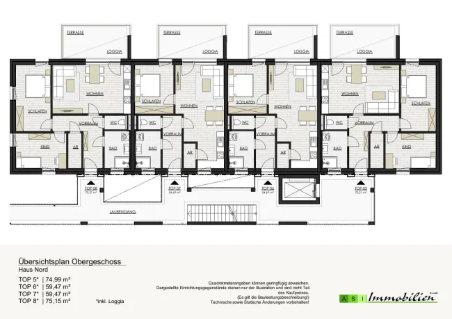 GRÜNE ALLEE GALLNEUKIRCHEN - 2 und 3-Zimmer Wohnungen, 55-70m² NEUBAU ERSTBEZUG - Bild