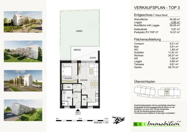 GRÜNE ALLEE GALLNEUKIRCHEN - 2 und 3-Zimmer Wohnungen, 55-70m² NEUBAU ERSTBEZUG - Titelbild