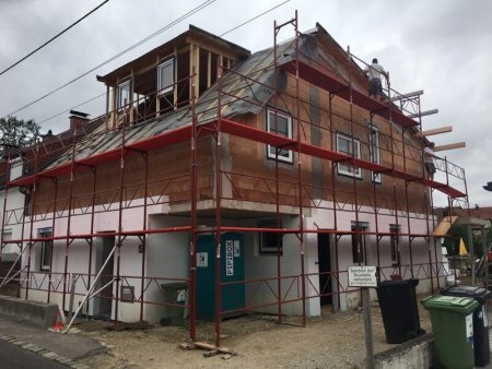 NEUER PREIS - GRÖSSERER GARTEN !!! Exklusive Erstbezug-Doppelhaushälfte in Linz, Wambachsiedlung - Wohlfühl-Oase!