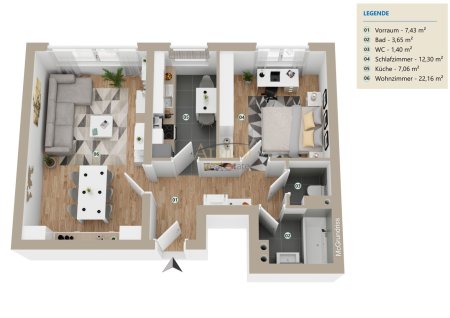 Charmante 2-Zimmer-Wohnung in 1210 Wien – etwas renovierungsbedürftig, ideal zum Gestalten!