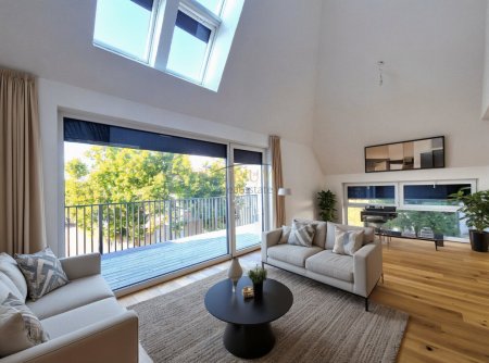 Neubauprojekt in Endphase | Moderne Dachgeschoß-Maisonette mit Terrasse in Toplage von Tulln