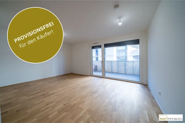 Großzügige 2-Zimmer Wohnung mit Balkon - Titelbild