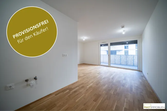 Provisionsfreie 2-Zimmer Wohnung mit 14qm Balkon! - Titelbild