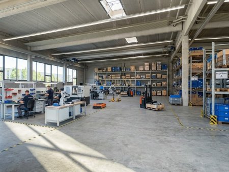 Platzmangel? Dann haben wir die Lösung. Imposante 7m Deckenhöhe mit ca. 810m² Nutzfläche und 40m² Bürotrakt.