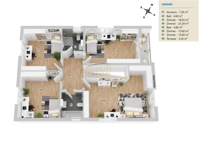 180m² 6 Zimmer Einfamilienhaus (Belagsfertig) in Straßhof an der Nordbahn - Bild
