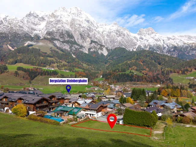 Grundstück in Leogang/Pirzbichl - Ski in Ski out - direkt an der Steinbergbahn Leogang - Bild