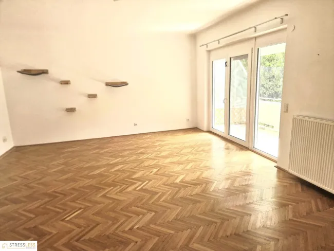 Sonnige 3 Zimmer Mietwohnung mit großem (ca. 22 m²) großem Balkon in Grünruhelage des 19.Bezirks! - Bild
