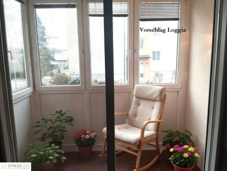 Leistbare 3 Zimmer Wohnung mit verglaster Loggia - Wohnung mit viel Potenzial zum Selbstverwirklichen!