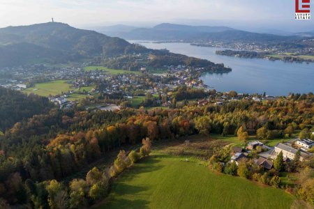 Ruhiges Pracht-Panorama-Landhaus + Pool über dem Wörthersee-Südufer