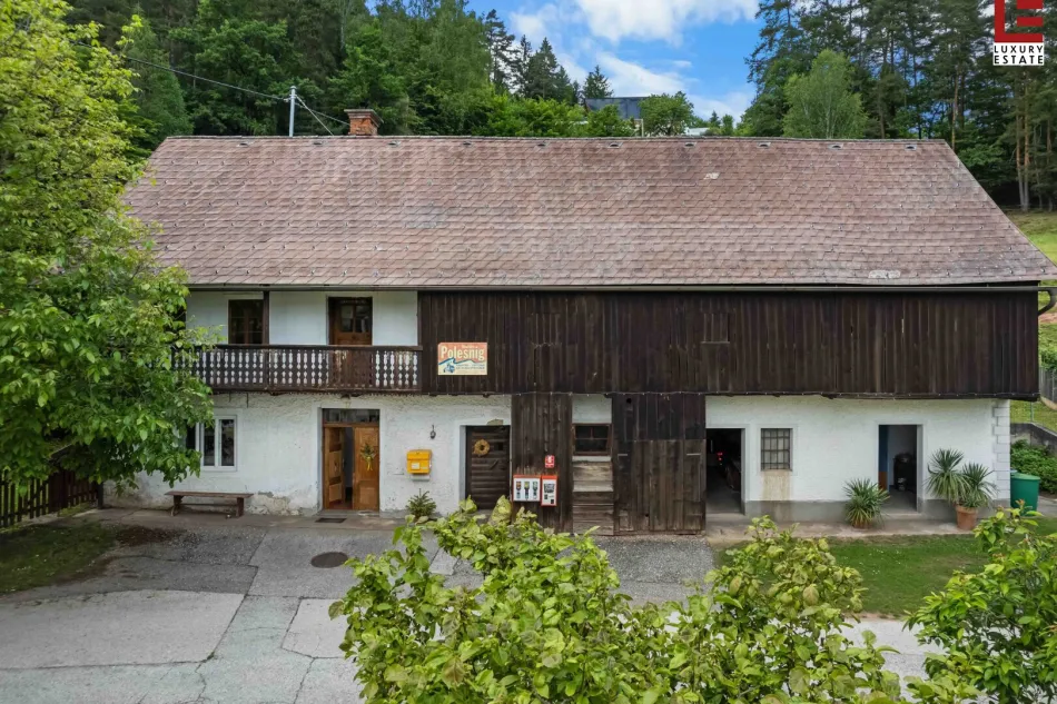 Südkärnten: Historisches, sanierungswürdiges Bauernhaus + Stall/Tenne + Garten/extra Bauparzelle - Titelbild