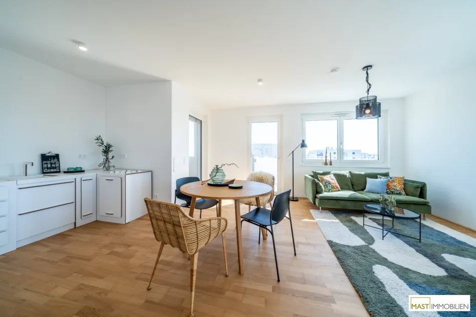 Provisionsfreie 3-Zimmer Wohnung im 9. Stock mit Wasserblick!! - Bild
