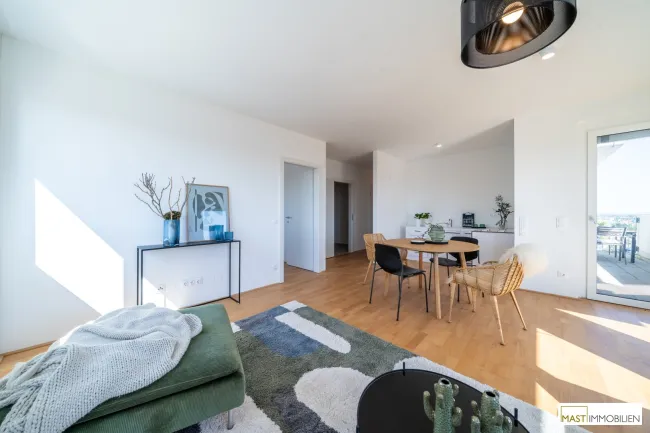 Provisionsfreie 3-Zimmer Wohnung im 9. Stock mit Wasserblick!! - Bild