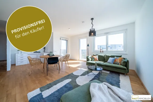 Provisionsfreie 3-Zimmer Wohnung im 9. Stock mit Wasserblick!! - Titelbild