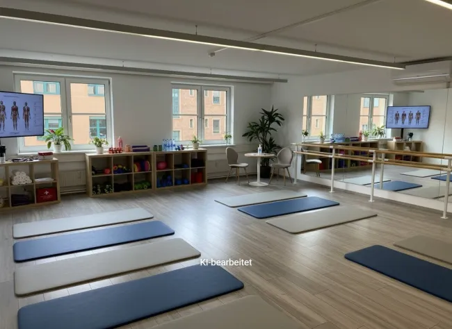 Visualisierung Physiotherapie Gruppenraum