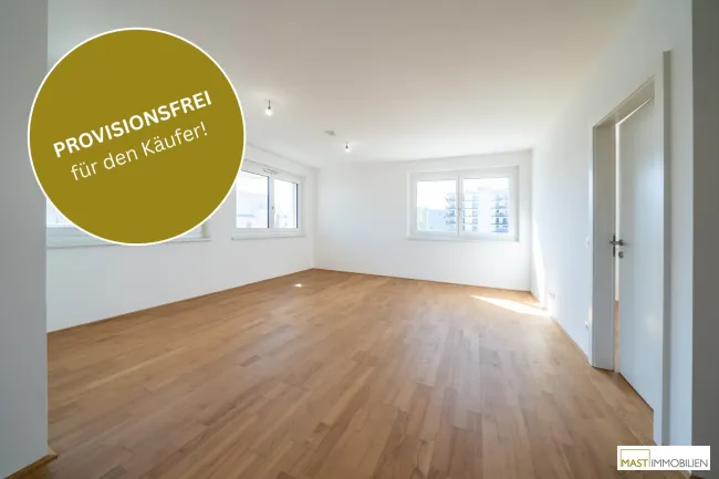 Provisionsfreie 3-Zimmer Wohnung im 6. Stock beim Badeteich! - Titelbild