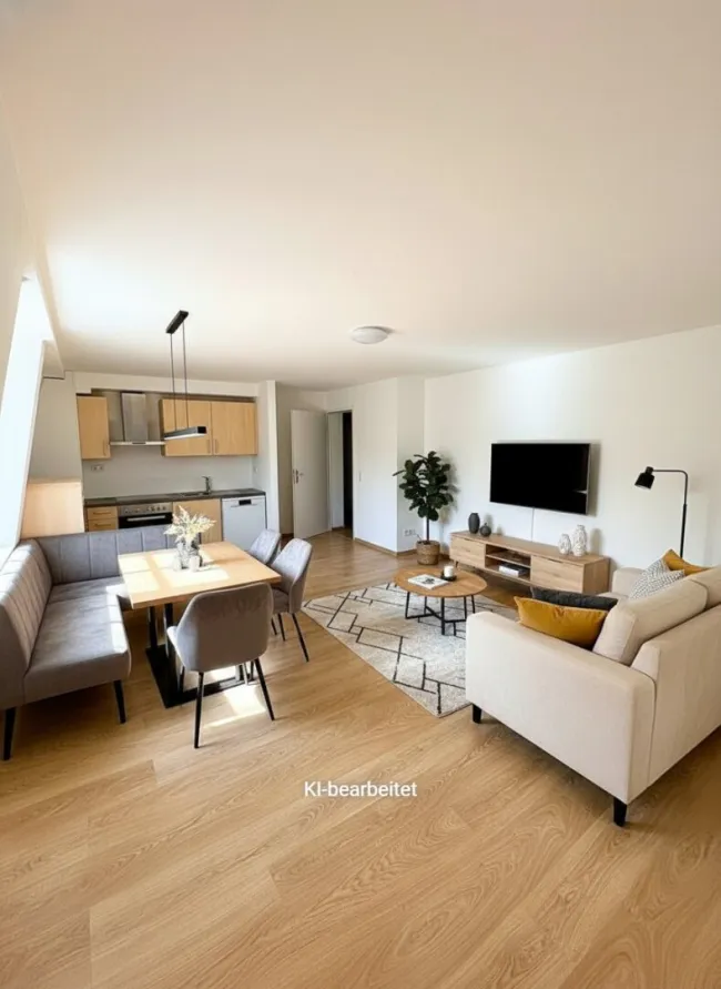 STEYR. Erstbezug! Moderne Wohnung mit Einbauküche, Parkplatz & Zentralheizung! - Bild