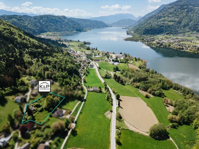 Exklusives Baugrundstück mit Seeblick und Freizeitwohnsitzwidmung – Rarität am Ossiacher See - Bild