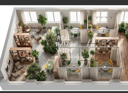 Lichtdurchflutetes Loft mit Galerieebene