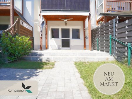 Kinderfreundliche Gartenwohnung in Ebenthal - ca. 66 m² Wohnfläche, Terrasse, Eigengarten und fixer Stellplatz