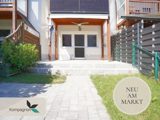 Kinderfreundliche Gartenwohnung in Ebenthal - ca. 66 m² Wohnfläche, Terrasse, Eigengarten und fixer Stellplatz - Titelbild