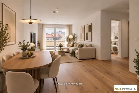 *Hauptbahnhof* 3-Zimmer Familienwohnung mit 12qm Freifläche!