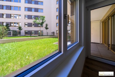 *Erstbezug* Moderne 2-Zimmer Gartenwohnung mit über 43 qm Freifläche!