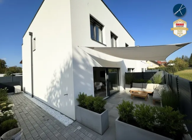 KI-generierter Gestaltungsvorschlag (Möblierung nicht enthalten)